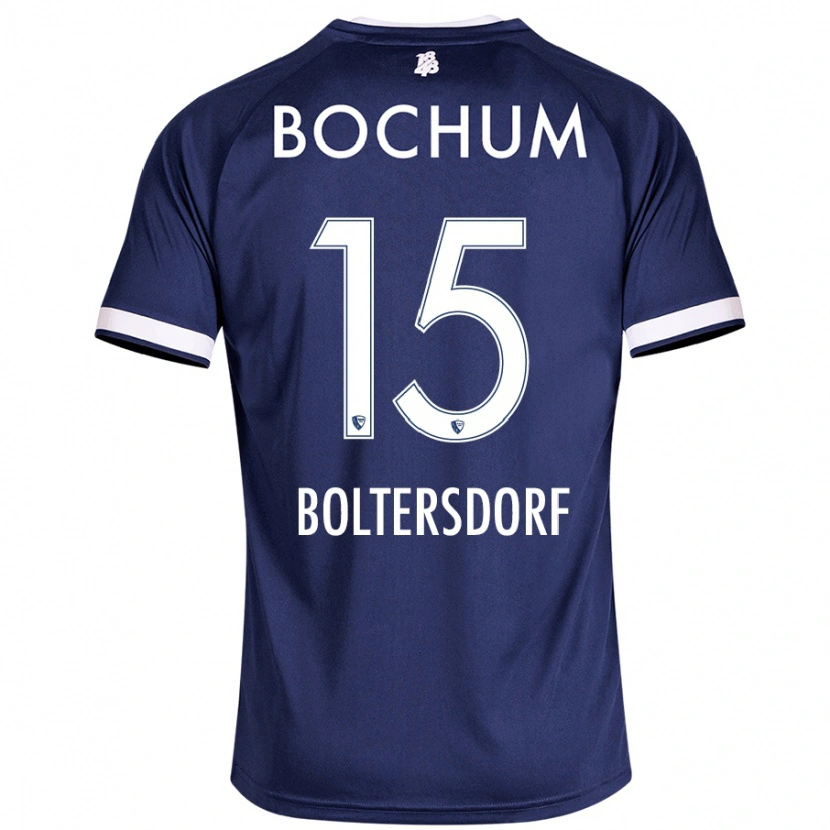 Danxen Kid Sebastian Boltersdorf #15 Dark Blue Home Jersey 2024/25 T-Shirt