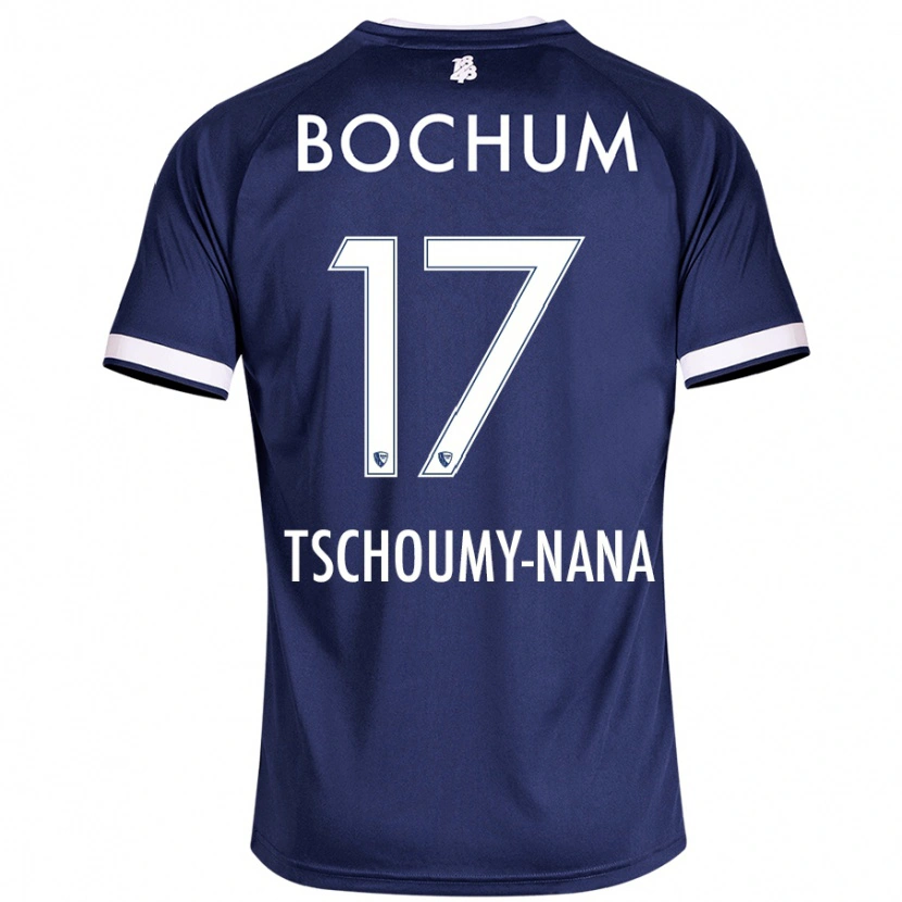 Danxen Kid Daryl Tschoumy-Nana #17 Dark Blue Home Jersey 2024/25 T-Shirt