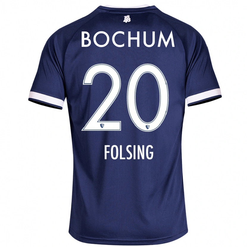 Danxen Kid Amelie Fölsing #20 Dark Blue Home Jersey 2024/25 T-Shirt