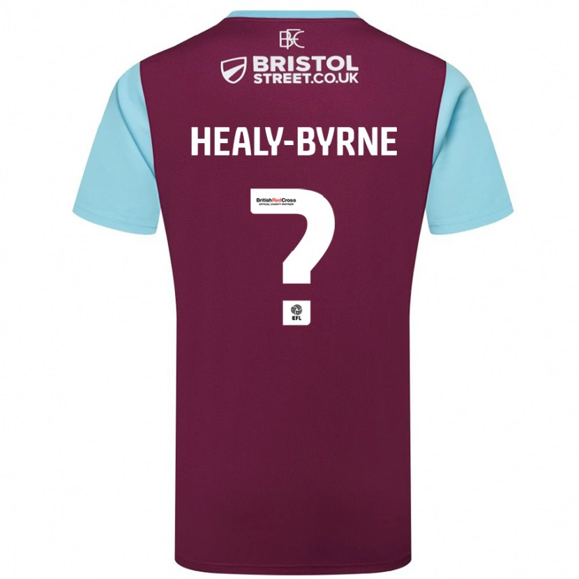 Danxen Kid Alex Healy-Byrne #0 Burgundy Sky Blue Home Jersey 2024/25 T-Shirt