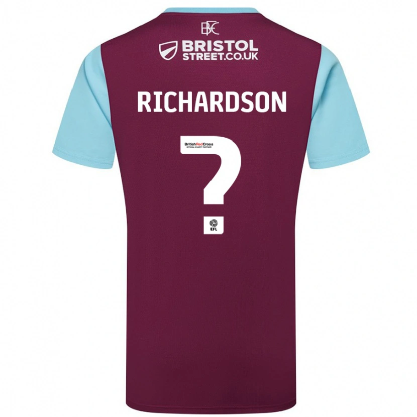 Danxen Kid Lewis Richardson #0 Burgundy Sky Blue Home Jersey 2024/25 T-Shirt