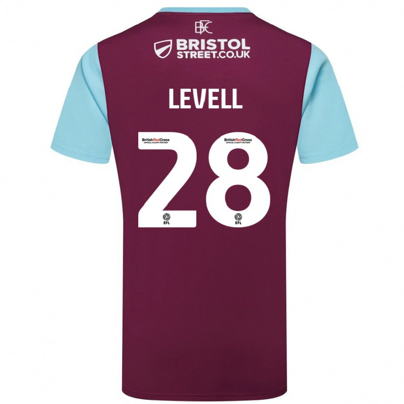 Danxen Kid Kirstie Levell #28 Burgundy Sky Blue Home Jersey 2024/25 T-Shirt