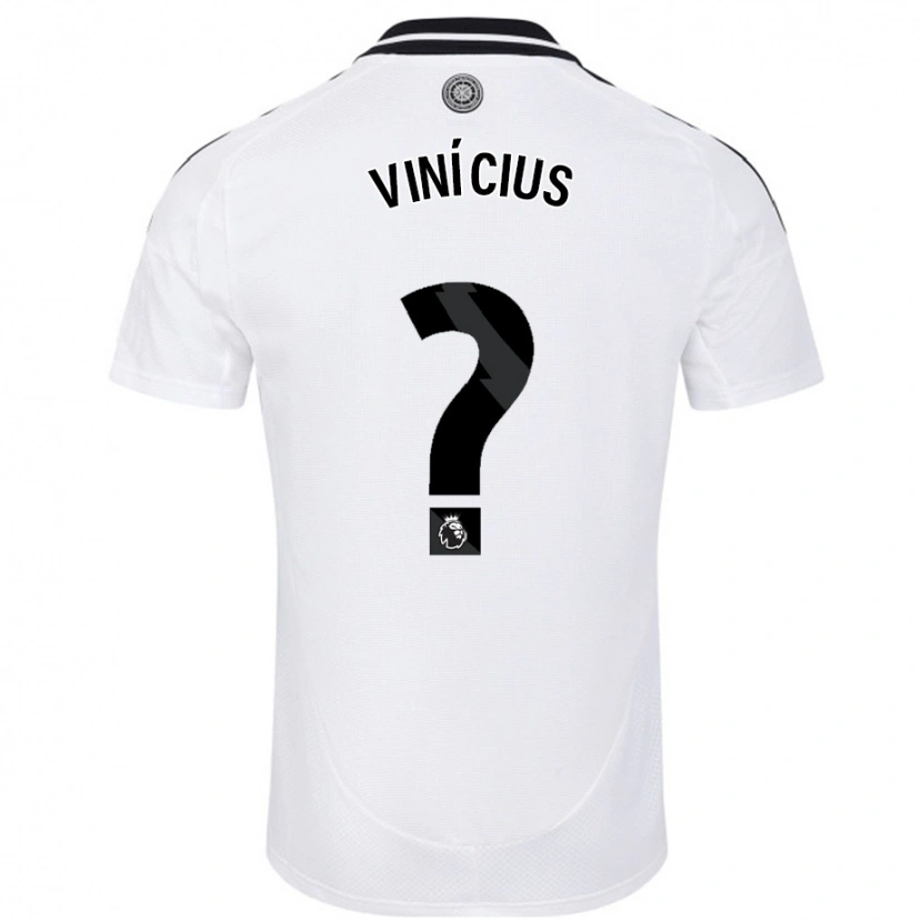 Danxen Kid Carlos Vinícius #0 White Home Jersey 2024/25 T-Shirt