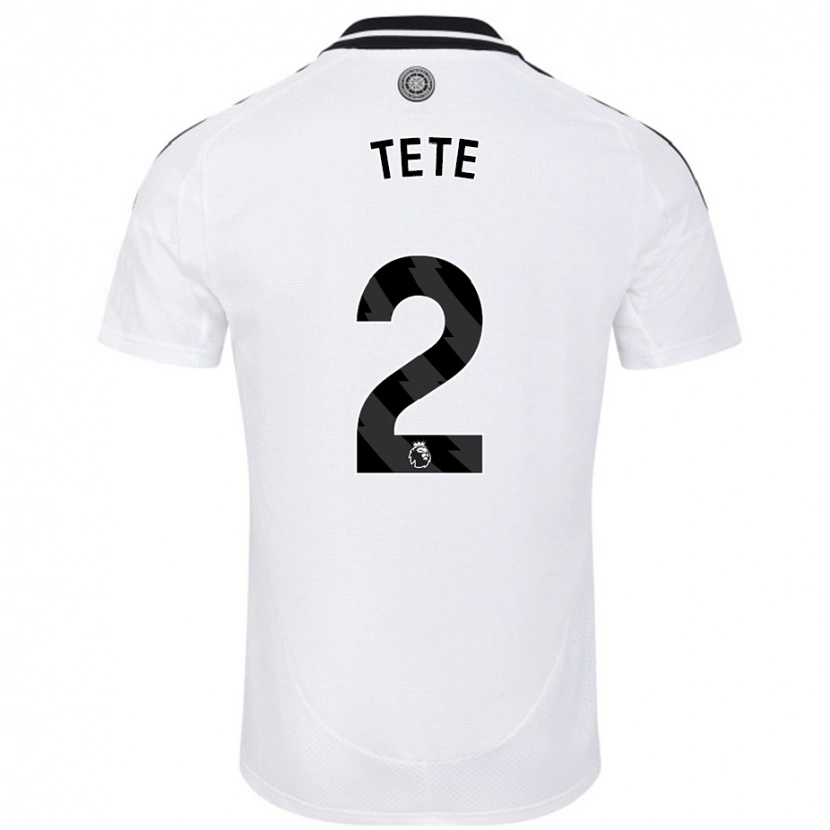 Danxen Kid Kenny Tete #2 White Home Jersey 2024/25 T-Shirt