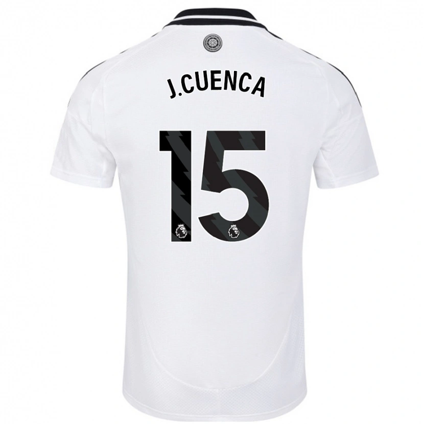 Danxen Kid Jorge Cuenca #15 White Home Jersey 2024/25 T-Shirt