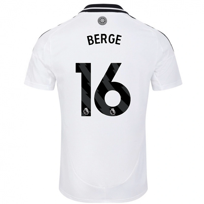 Danxen Kid Sander Berge #16 White Home Jersey 2024/25 T-Shirt