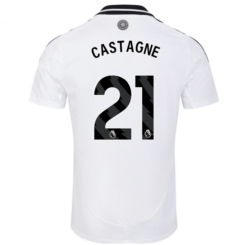 Danxen Kid Timothy Castagne #21 White Home Jersey 2024/25 T-Shirt