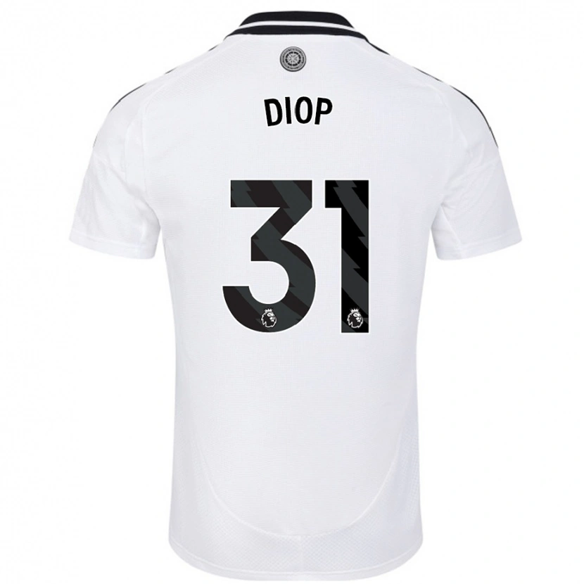 Danxen Kid Issa Diop #31 White Home Jersey 2024/25 T-Shirt