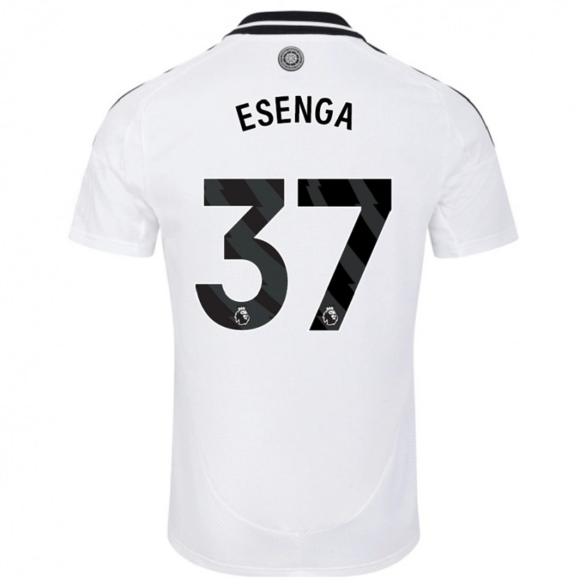 Danxen Kid Jonathan Esenga #37 White Home Jersey 2024/25 T-Shirt