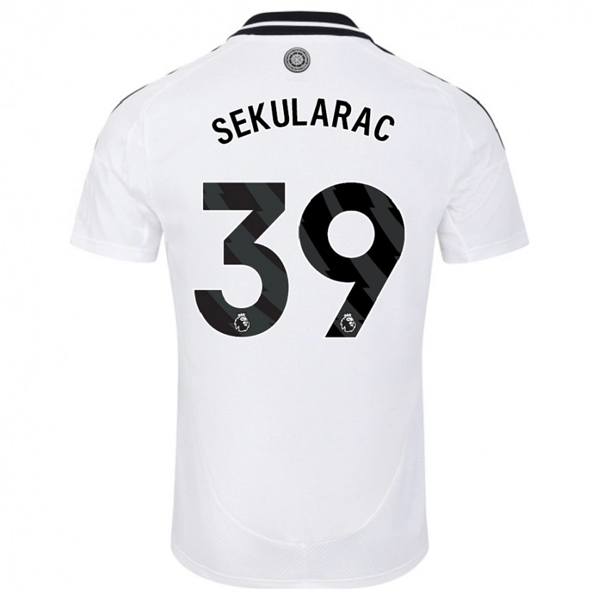 Danxen Kid Kristian Sekularac #39 White Home Jersey 2024/25 T-Shirt