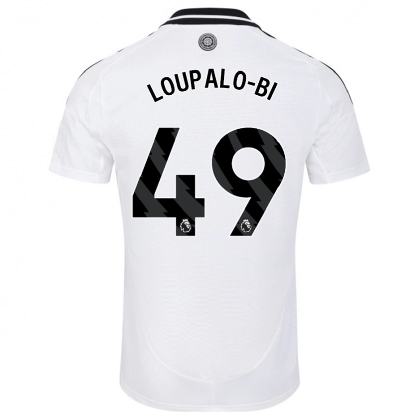 Danxen Kid Aaron Loupalo-Bi #49 White Home Jersey 2024/25 T-Shirt