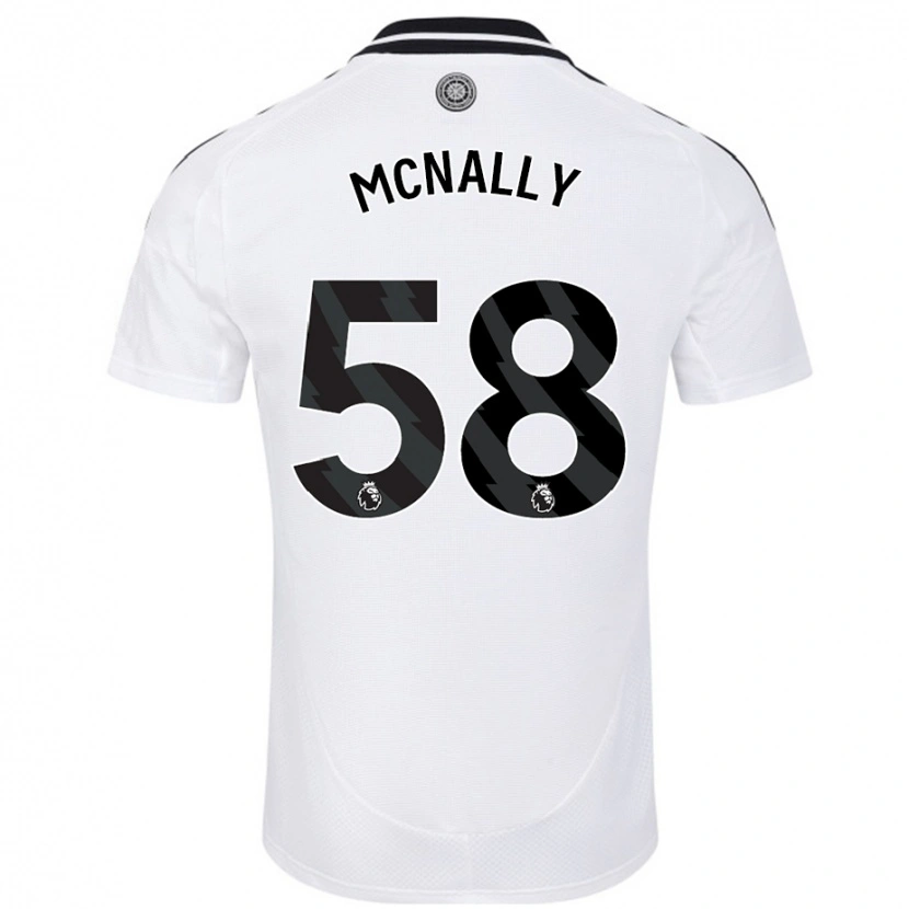 Danxen Kid Alfie Mcnally #58 White Home Jersey 2024/25 T-Shirt