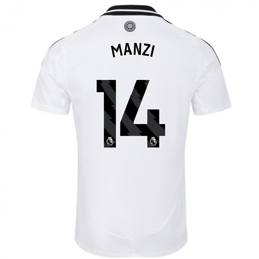 Danxen Kid Sophie Manzi #14 White Home Jersey 2024/25 T-Shirt