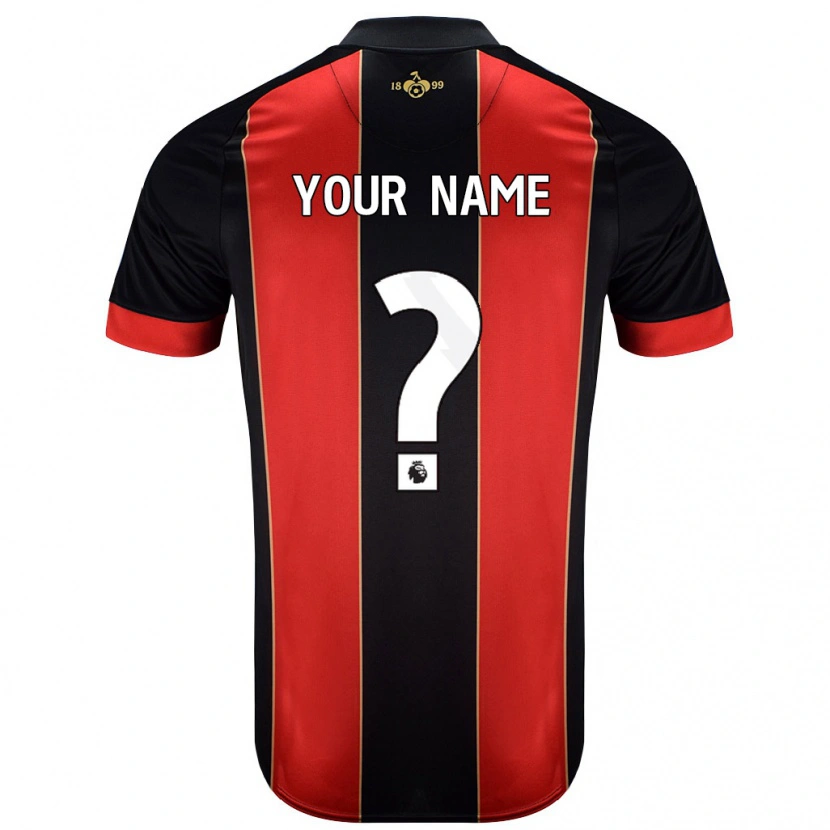 Danxen Kid Your Name #0 Red Black Home Jersey 2024/25 T-Shirt