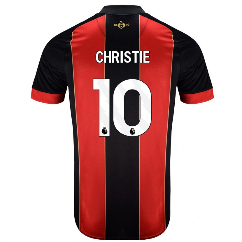 Danxen Kid Ryan Christie #10 Red Black Home Jersey 2024/25 T-Shirt