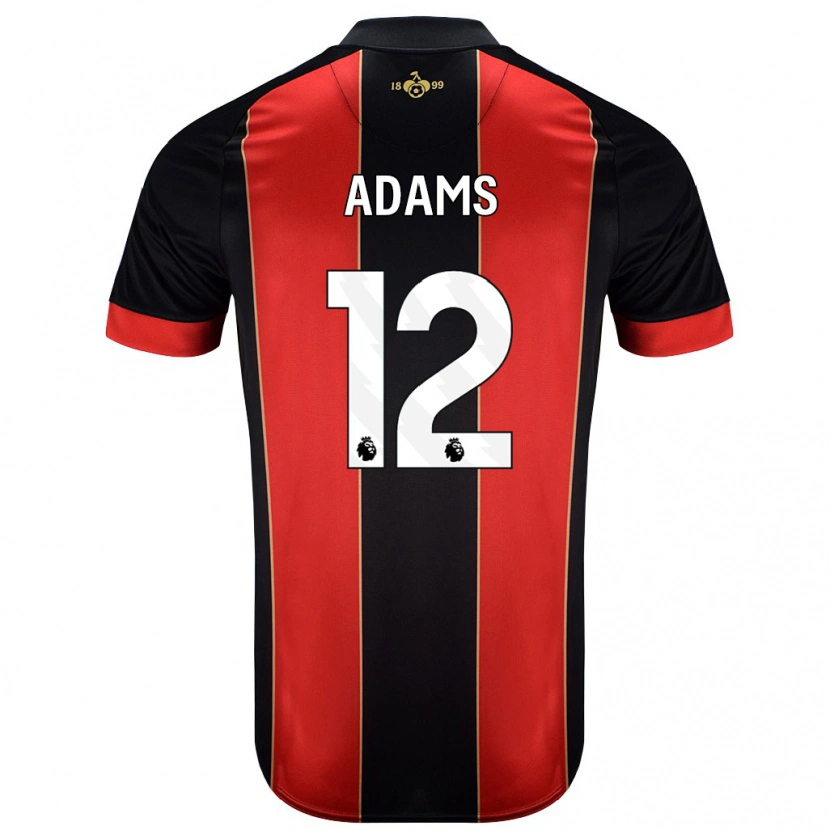 Danxen Kid Tyler Adams #12 Red Black Home Jersey 2024/25 T-Shirt