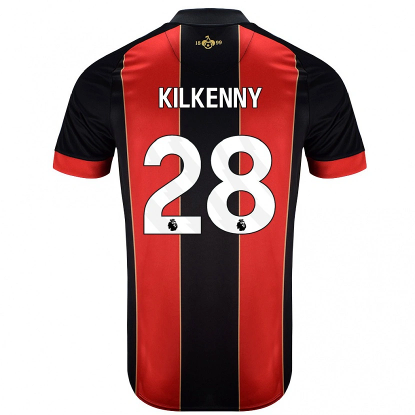 Danxen Kid Gavin Kilkenny #28 Red Black Home Jersey 2024/25 T-Shirt