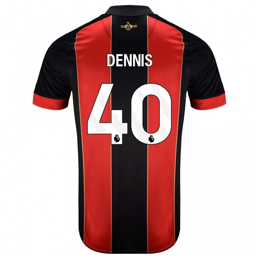 Danxen Kid Will Dennis #40 Red Black Home Jersey 2024/25 T-Shirt