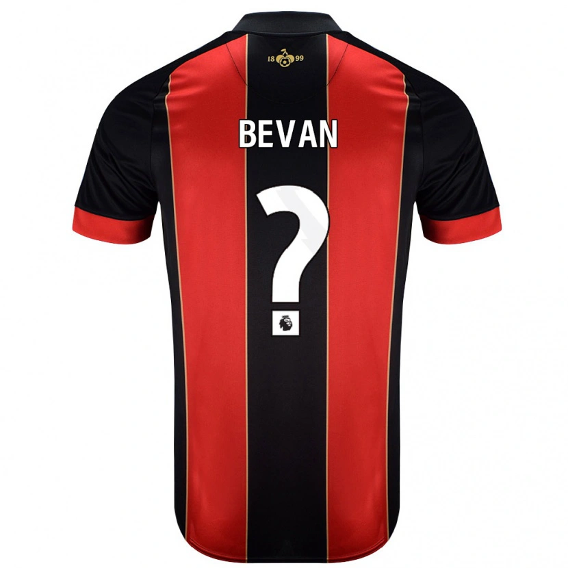 Danxen Kid Owen Bevan #0 Red Black Home Jersey 2024/25 T-Shirt