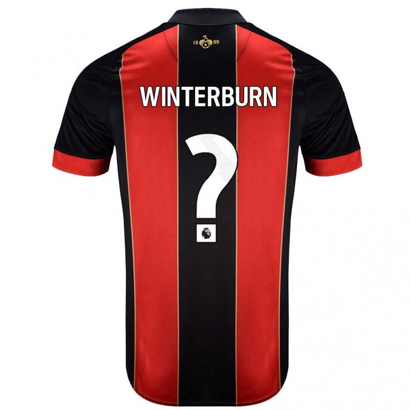 Danxen Kid Ben Winterburn #0 Red Black Home Jersey 2024/25 T-Shirt