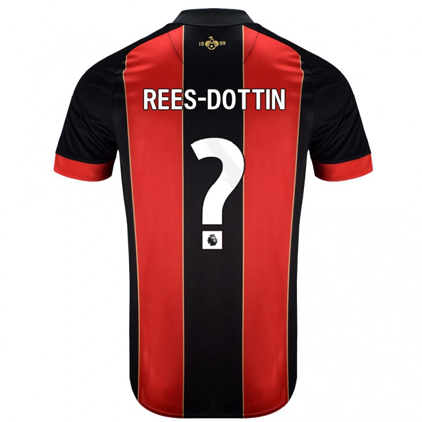 Danxen Kid Remy Rees-Dottin #0 Red Black Home Jersey 2024/25 T-Shirt