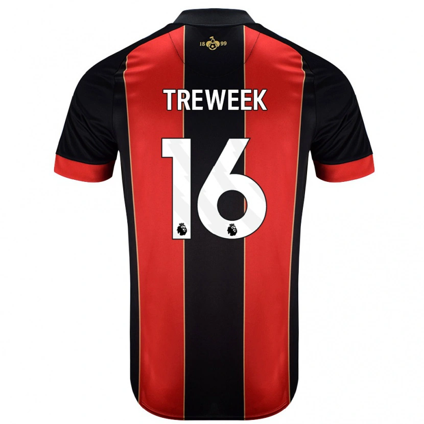 Danxen Kid Jess Treweek #16 Red Black Home Jersey 2024/25 T-Shirt