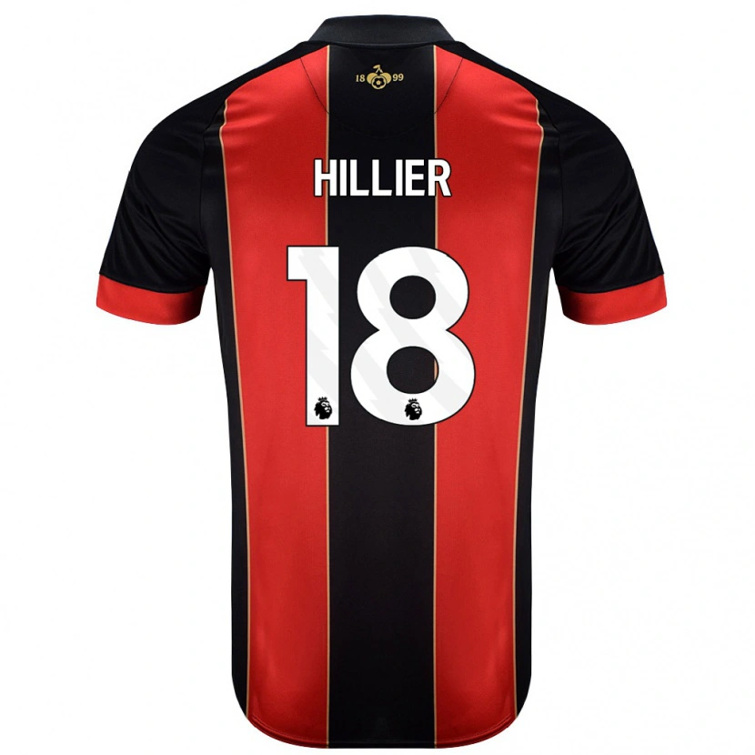 Danxen Kid Gemma Hillier #18 Red Black Home Jersey 2024/25 T-Shirt