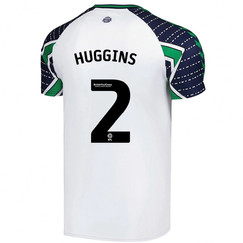 Danxen Kid Niall Huggins #2 White Away Jersey 2024/25 T-Shirt