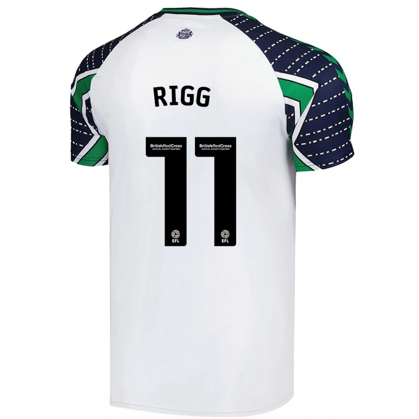 Danxen Kid Chris Rigg #11 White Away Jersey 2024/25 T-Shirt