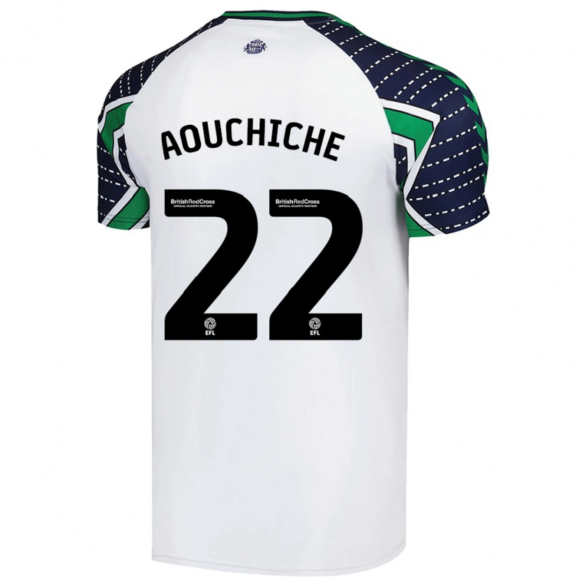 Danxen Kid Adil Aouchiche #22 White Away Jersey 2024/25 T-Shirt