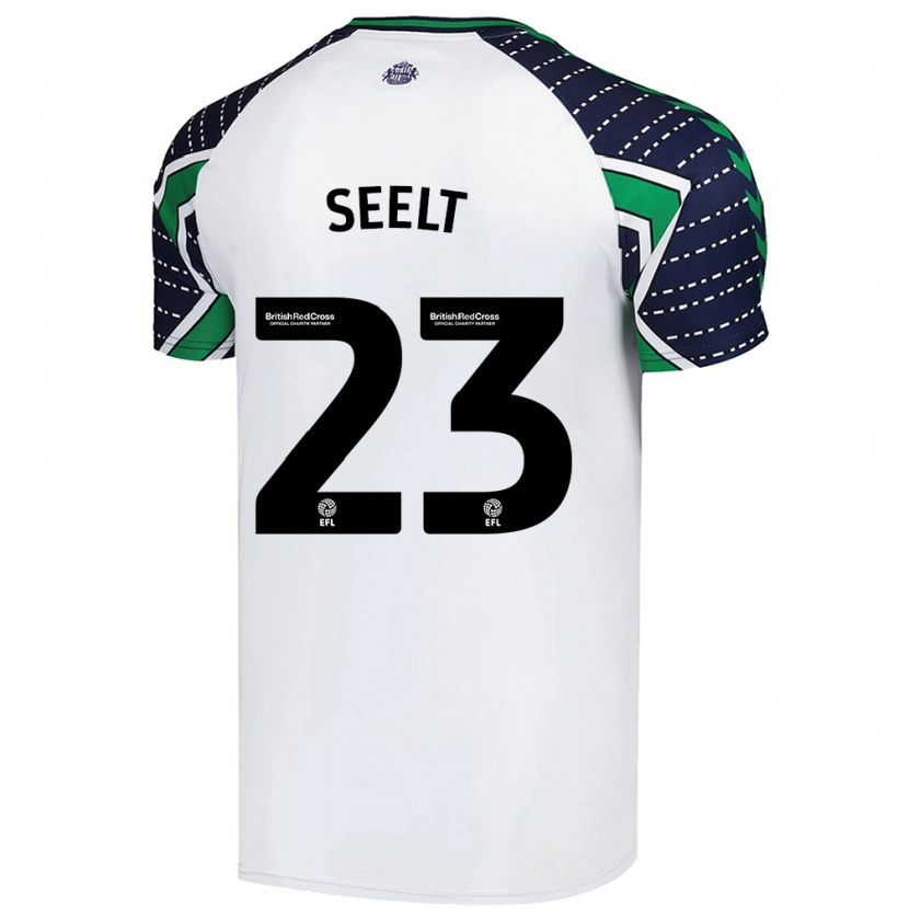 Danxen Kid Jenson Seelt #23 White Away Jersey 2024/25 T-Shirt