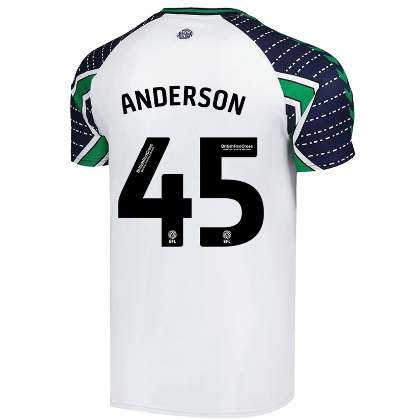 Danxen Kid Joe Anderson #45 White Away Jersey 2024/25 T-Shirt