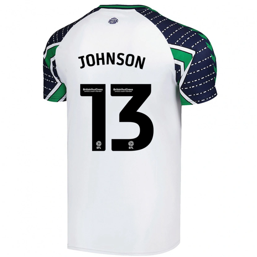 Danxen Kid Zak Johnson #13 White Away Jersey 2024/25 T-Shirt