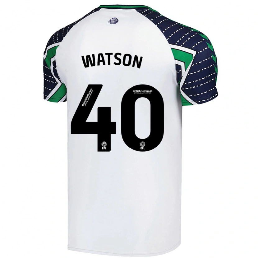 Danxen Kid Tom Watson #40 White Away Jersey 2024/25 T-Shirt