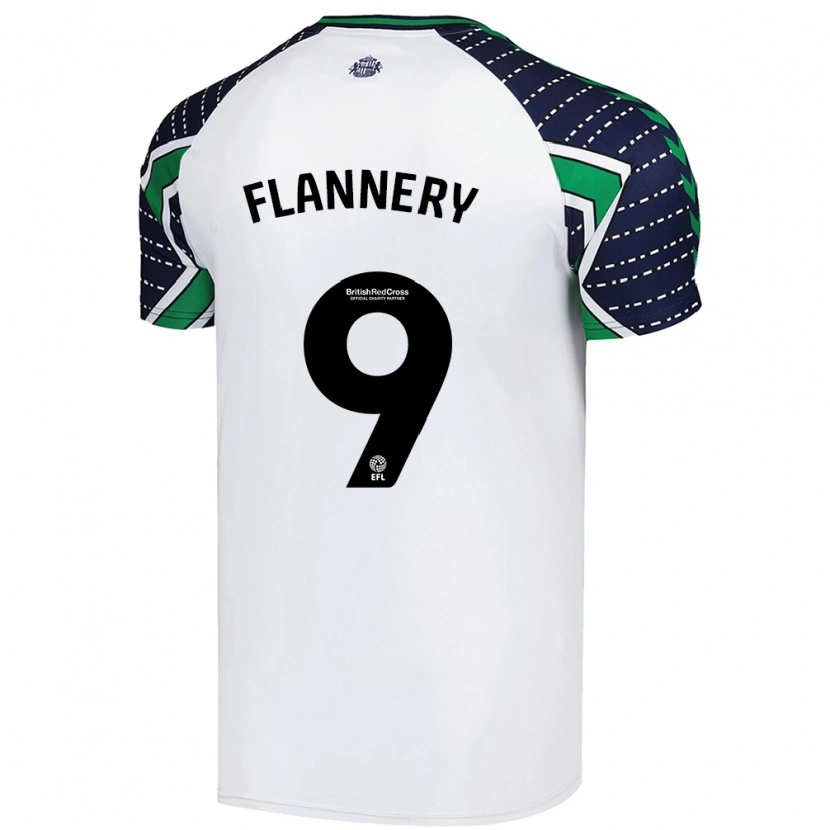 Danxen Kid Keira Flannery #9 White Away Jersey 2024/25 T-Shirt