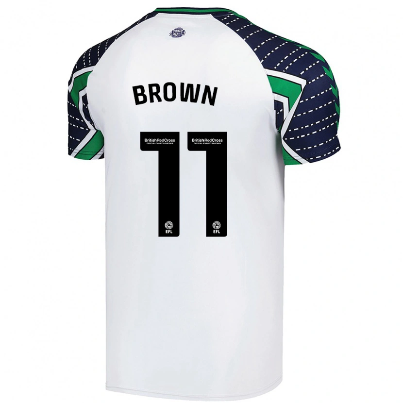 Danxen Kid Jessica Brown #11 White Away Jersey 2024/25 T-Shirt