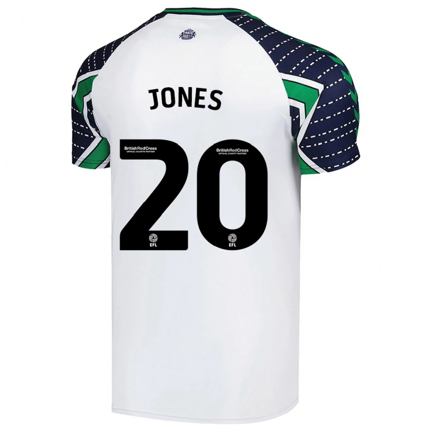 Danxen Kid Ellen Jones #20 White Away Jersey 2024/25 T-Shirt