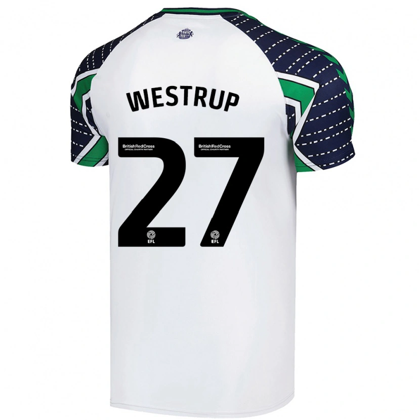 Danxen Kid Brianna Westrup #27 White Away Jersey 2024/25 T-Shirt