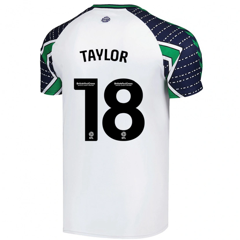 Danxen Kid Ellis Taylor #18 White Away Jersey 2024/25 T-Shirt