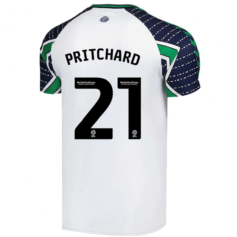 Danxen Kid Alex Pritchard #21 White Away Jersey 2024/25 T-Shirt