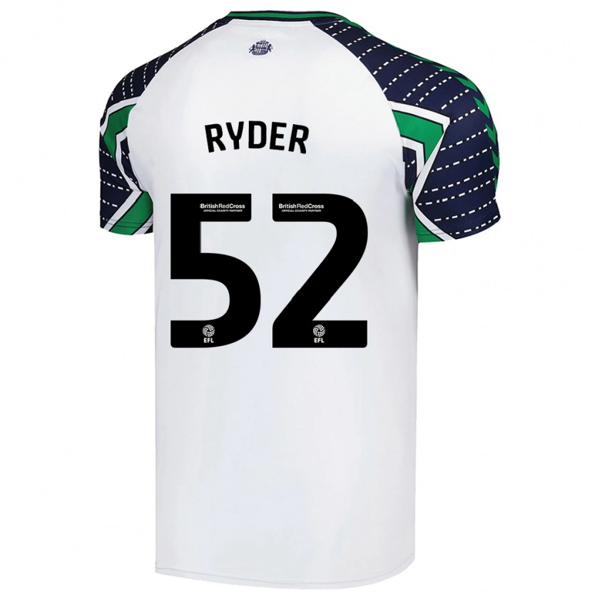 Danxen Kid Joe Ryder #52 White Away Jersey 2024/25 T-Shirt