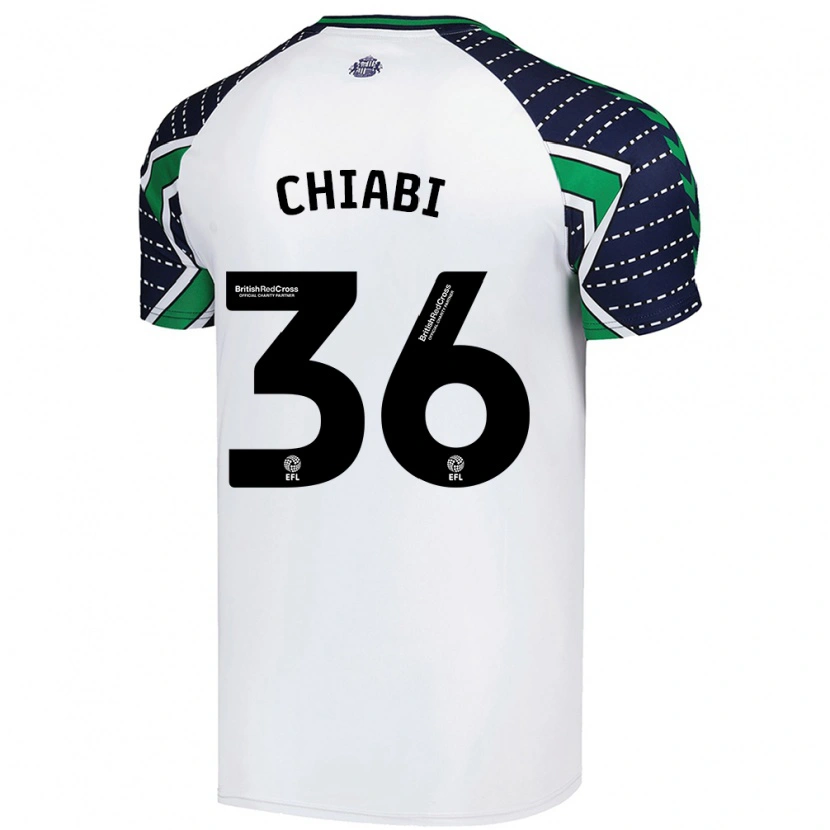 Danxen Kid Tom Chiabi #36 White Away Jersey 2024/25 T-Shirt