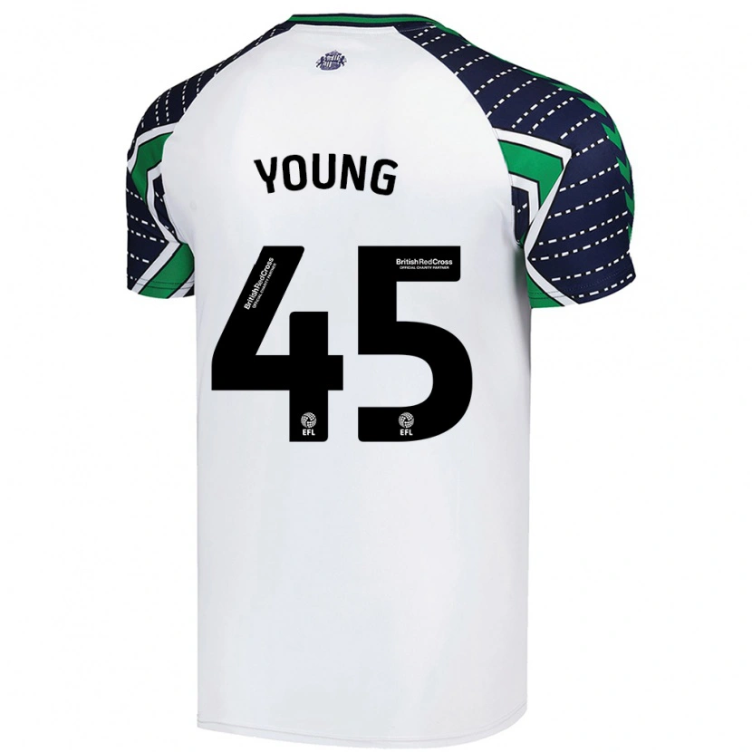 Danxen Kid Matthew Young #45 White Away Jersey 2024/25 T-Shirt