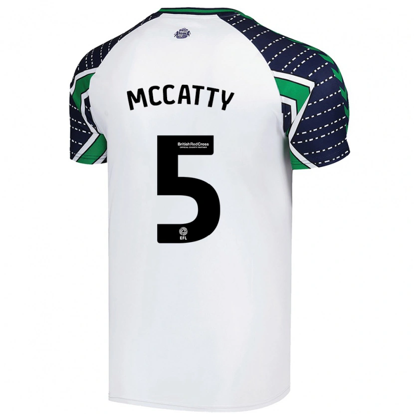 Danxen Kid Grace Mccatty #5 White Away Jersey 2024/25 T-Shirt