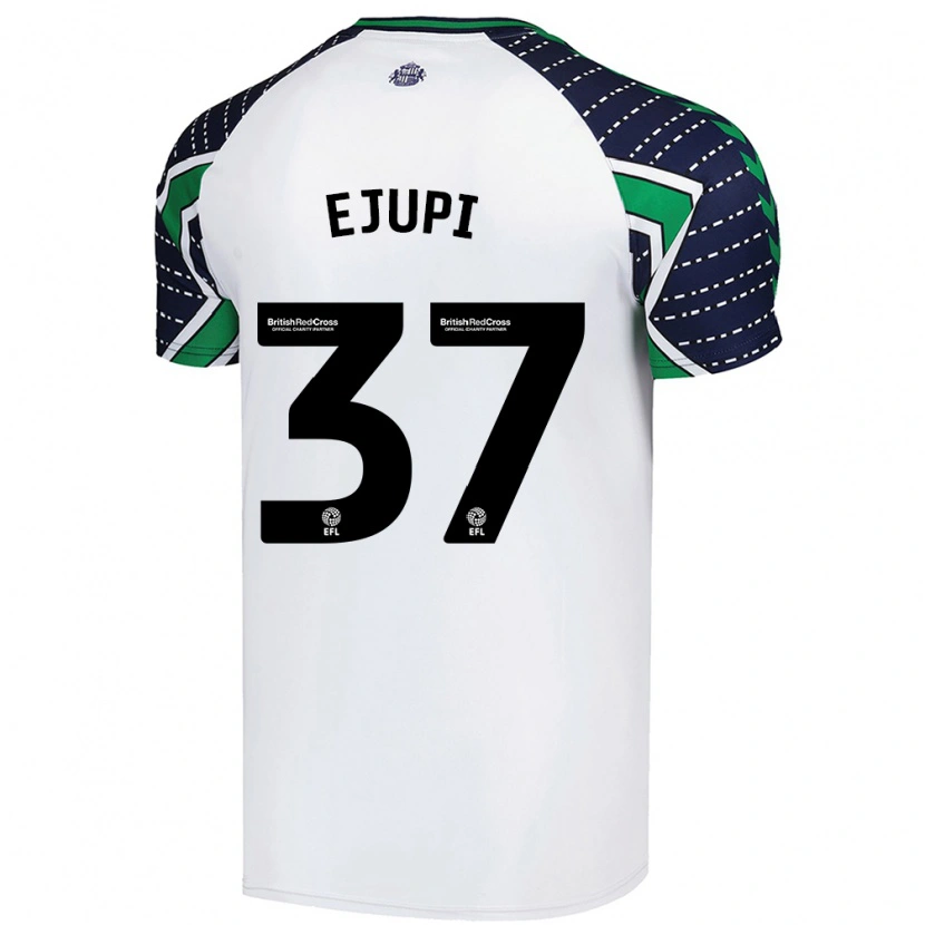 Danxen Kid Elizabeta Ejupi #37 White Away Jersey 2024/25 T-Shirt