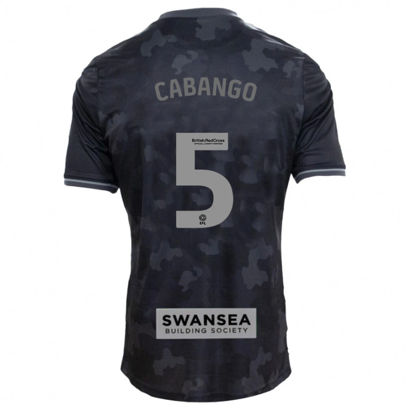 Danxen Kid Ben Cabango #5 Black Away Jersey 2024/25 T-Shirt