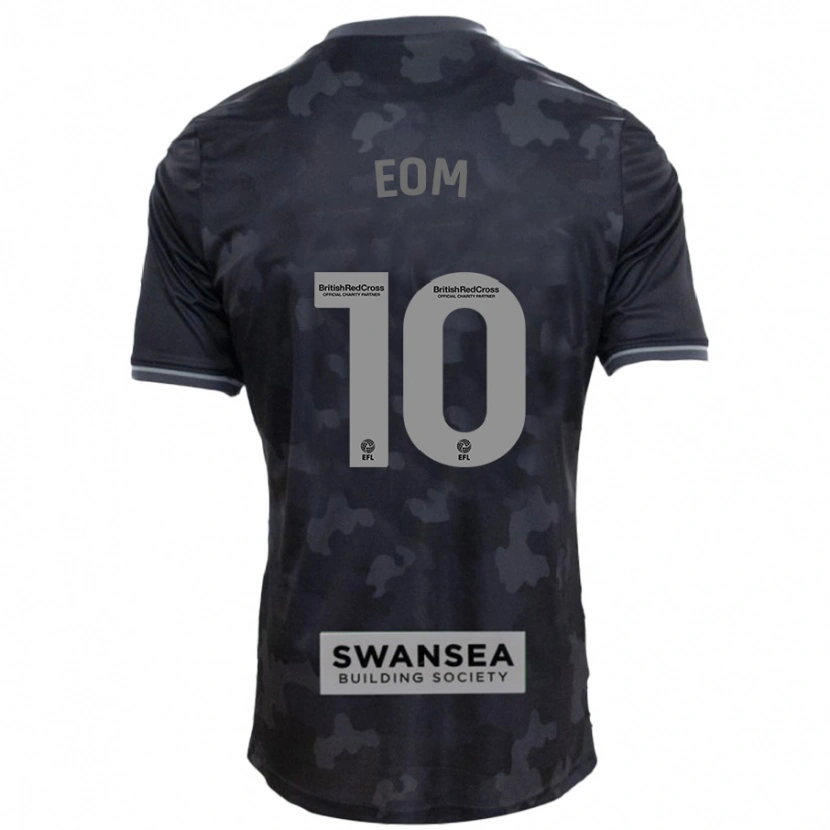 Danxen Kid Ji-Sung Eom #10 Black Away Jersey 2024/25 T-Shirt