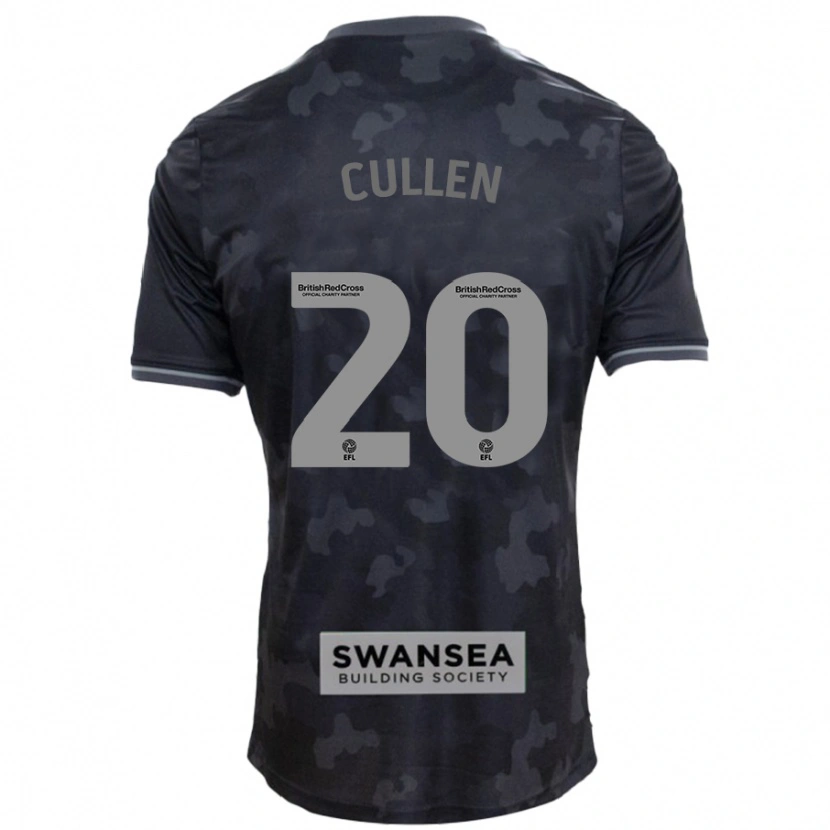 Danxen Kid Liam Cullen #20 Black Away Jersey 2024/25 T-Shirt