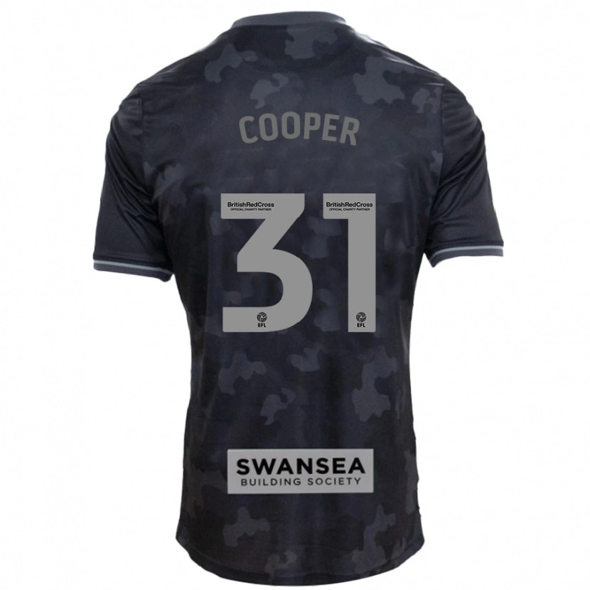 Danxen Kid Oliver Cooper #31 Black Away Jersey 2024/25 T-Shirt