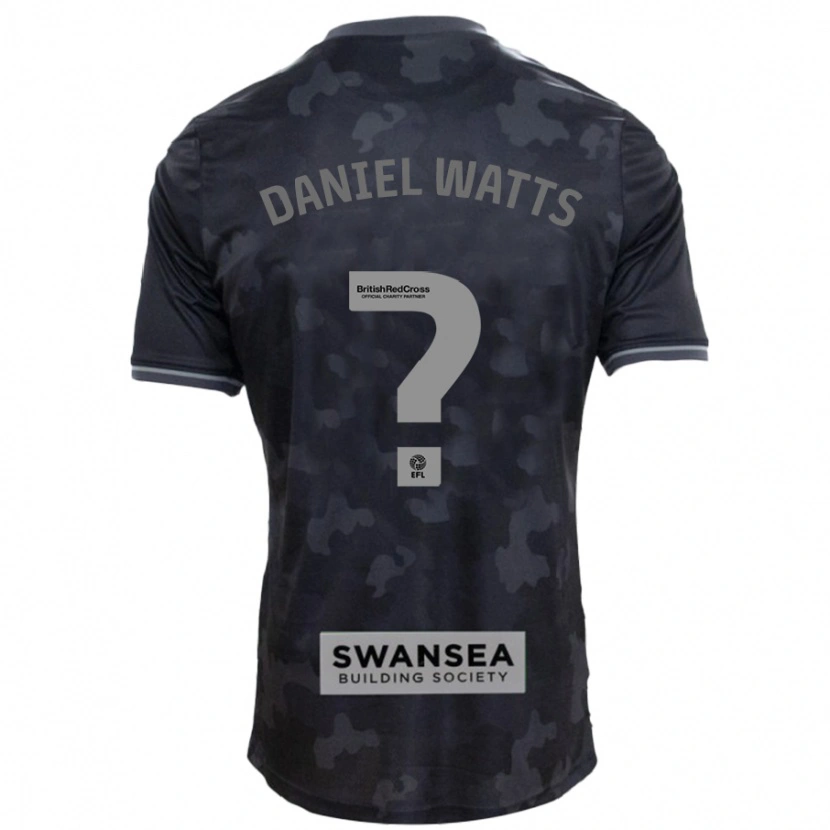 Danxen Kid Daniel Watts #0 Black Away Jersey 2024/25 T-Shirt